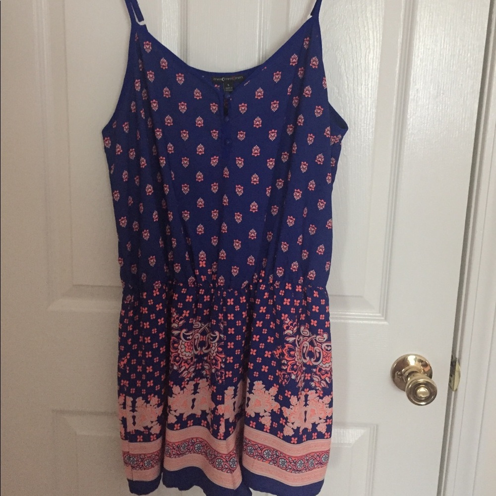 Blue and Pink Romper